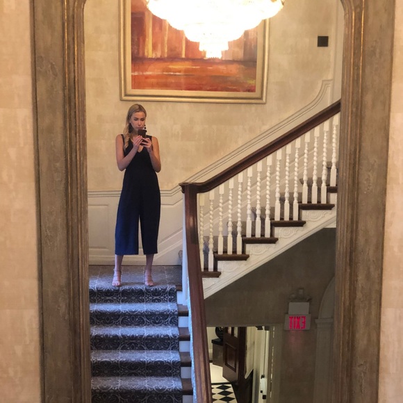 Navy Babaton jumpsuit - Picture 5 of 5